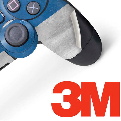Finland Flag Distressed PS4 Pro/Slim Controller Skin